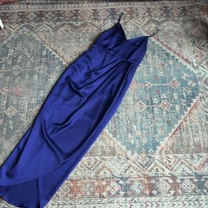 Express satin midi dress